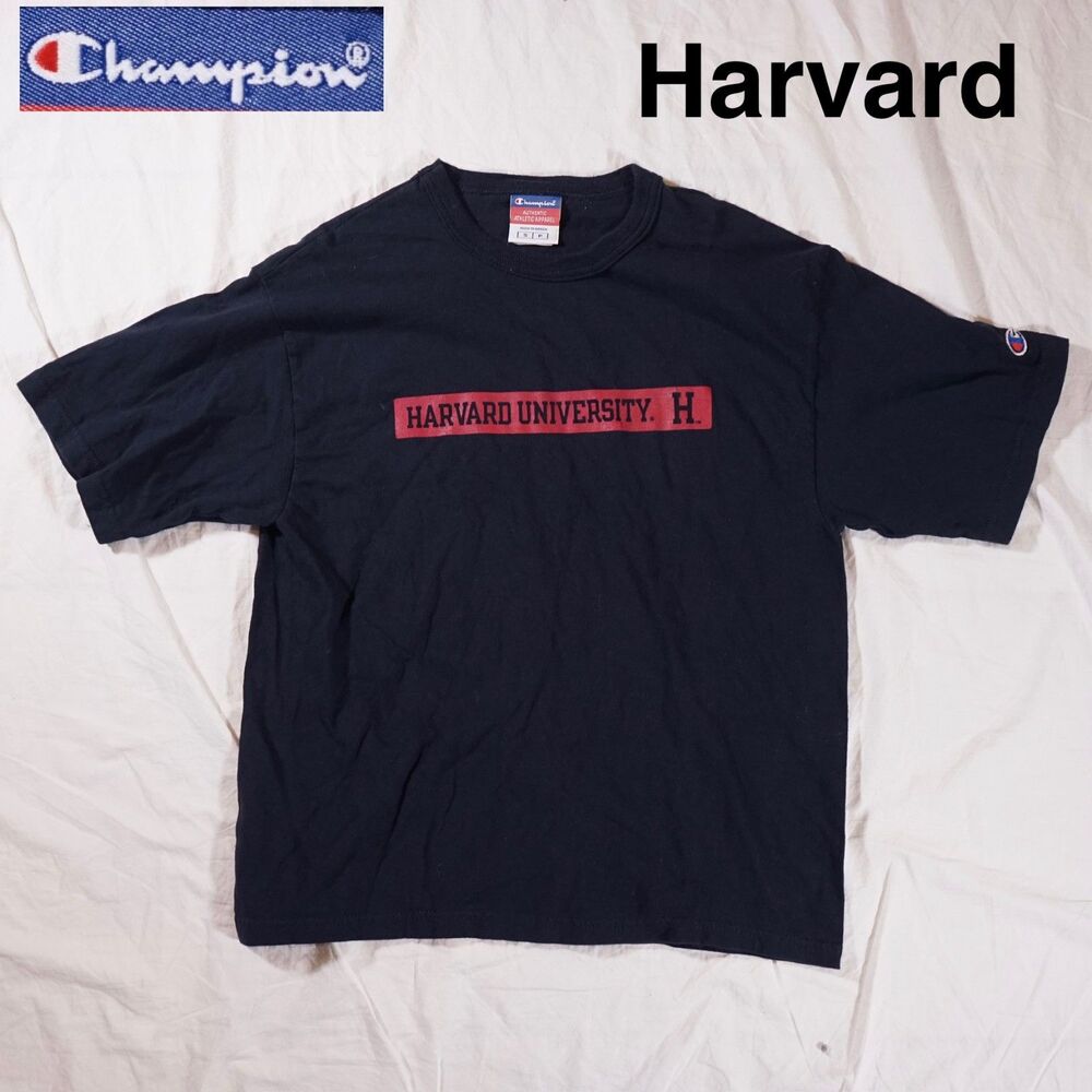 Champion Harvard University Graphic T Shirt Mens Small